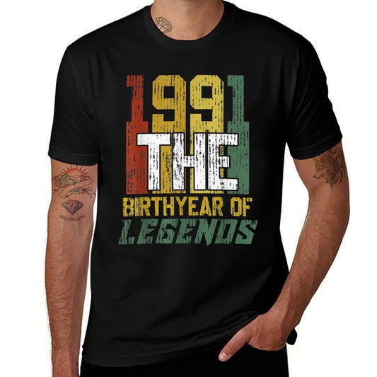 30th Gifts Vintage 1991 Birth Year Of Legends 30th Birthday  Versatile T-Shirt