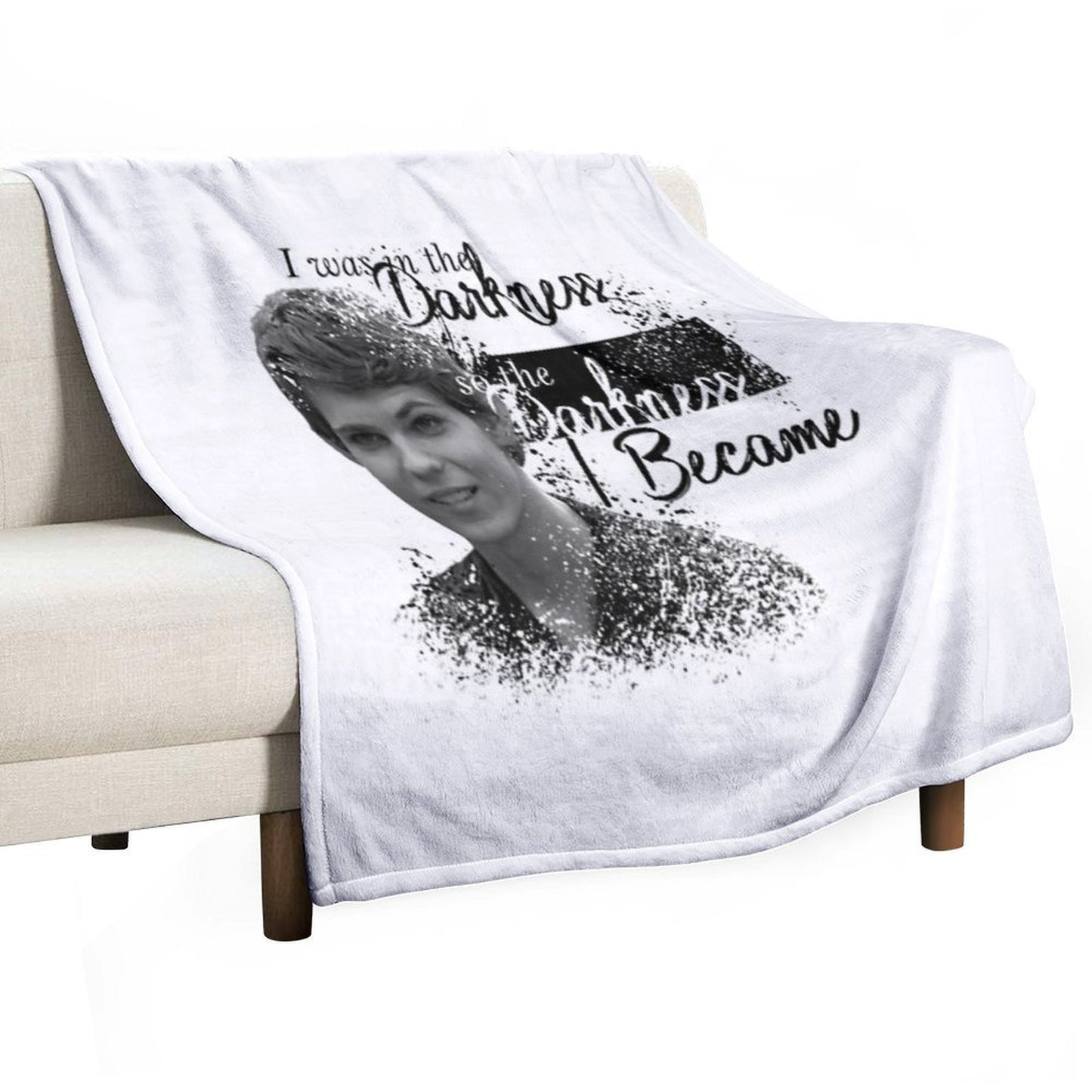 Darkness I Became - Peter Pan Versatility Throw Blanket