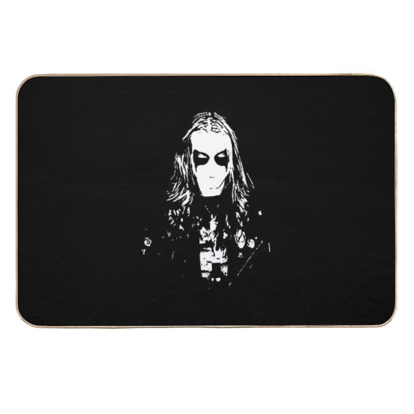 Black Metal Cult Rapid-Drying Bath Mat