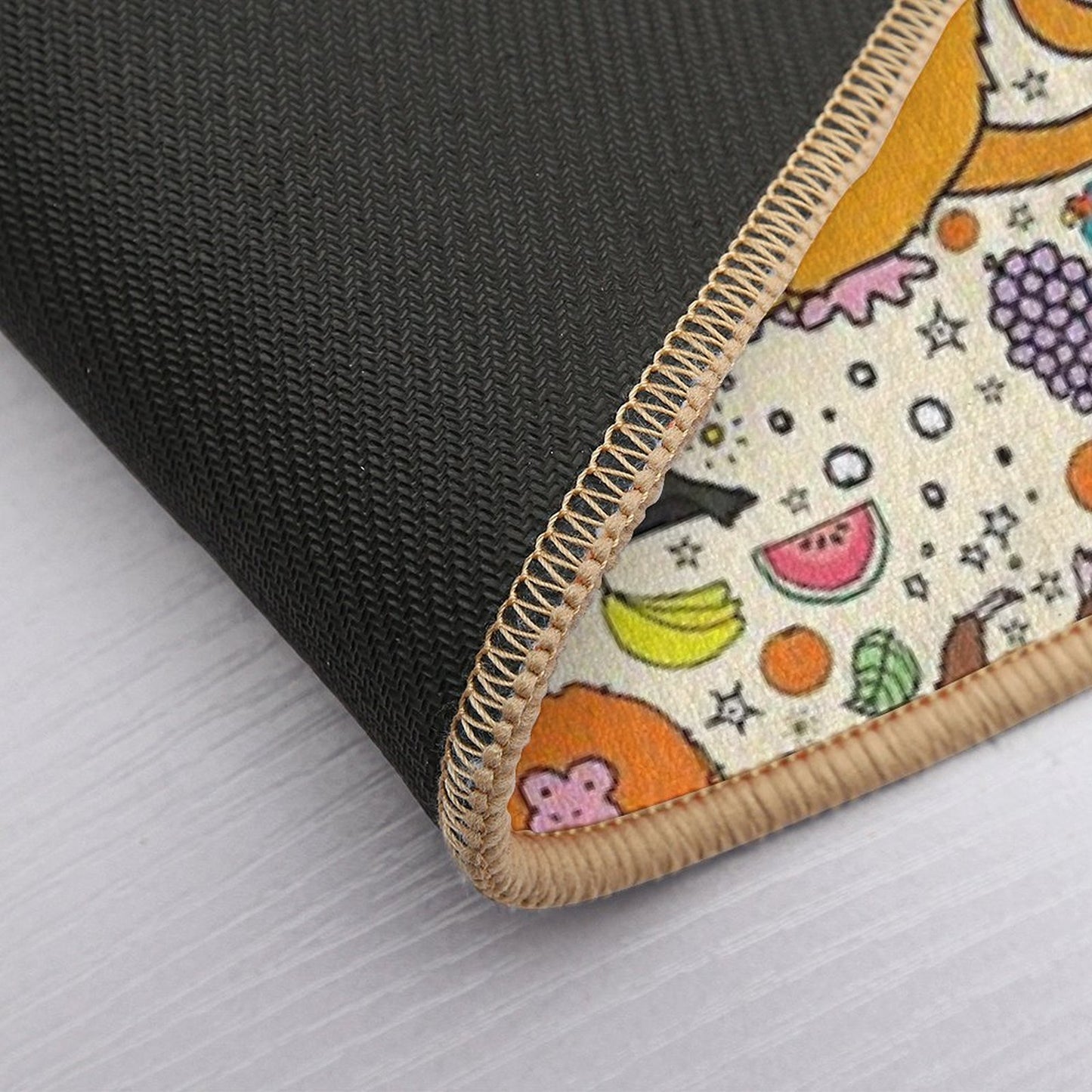 Monkeys And Fruit Stain-Proof Bath Mat