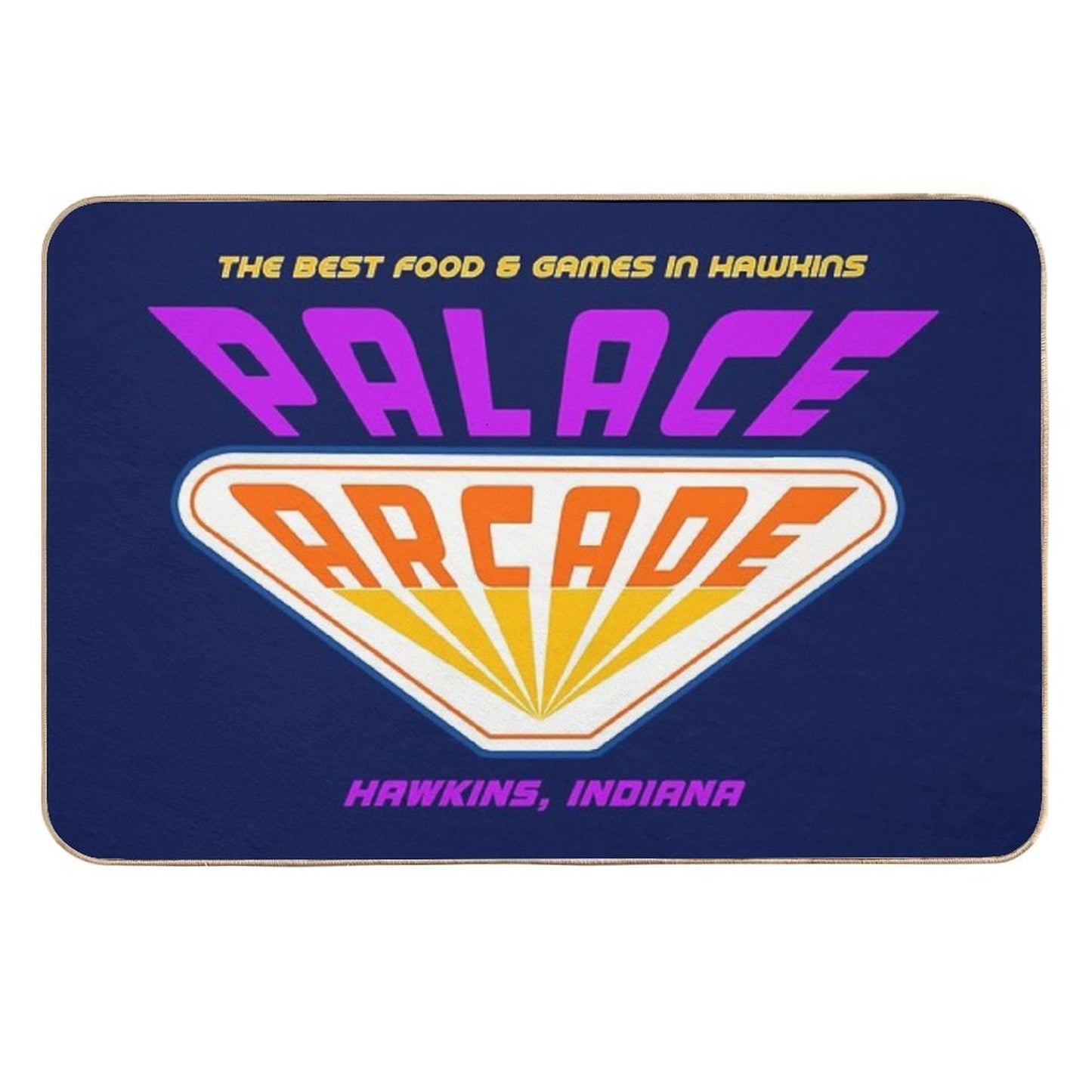 Stranger Things Palace Arcade Pet-Safe Bath Mat