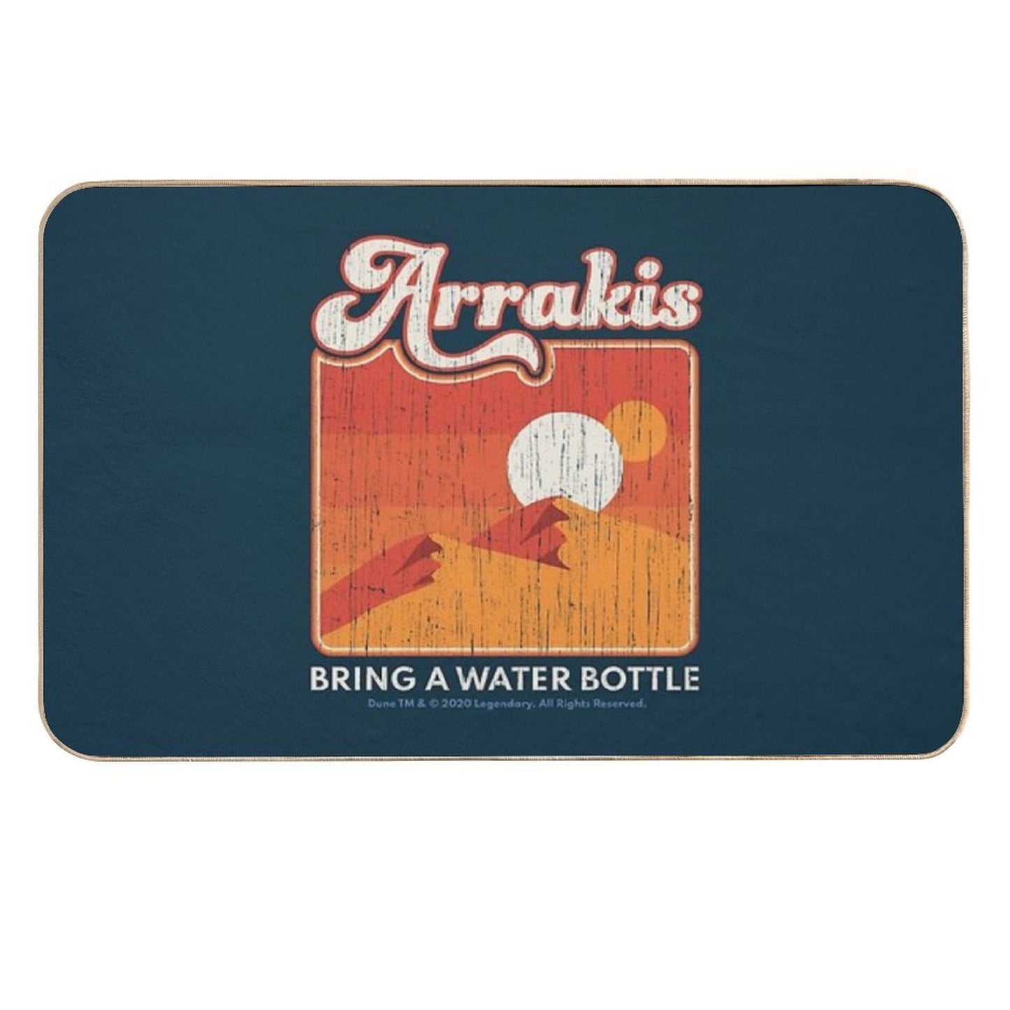 Dune 2020 Arrakis Desert Design Dirt-Trapping Bath Mat