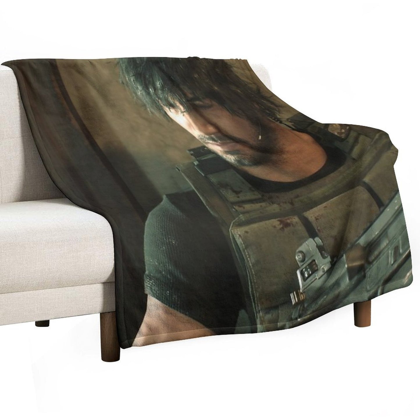 Resident Evil 3 - Carlos Easy Care Throw Blanket