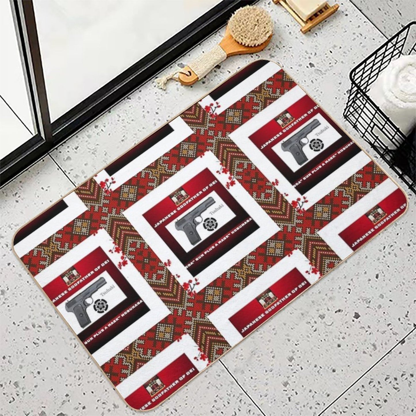 Black Star Easy To Clean Bath Mat