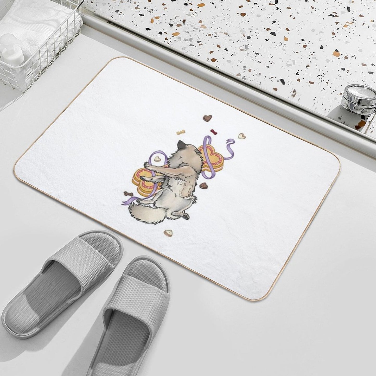 Dreams of Biscuits Eco-Friendly Bath Mat