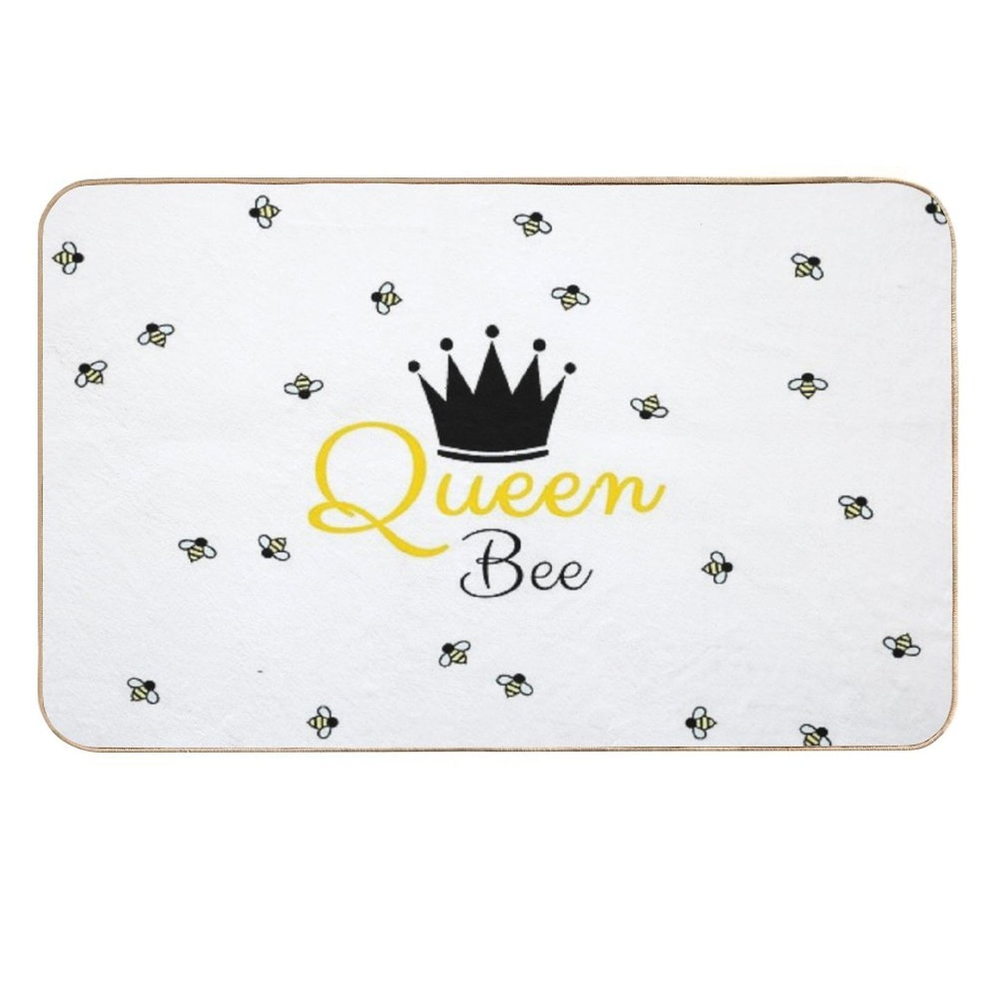 Queen Bee Rapid-Drying Bath Mat