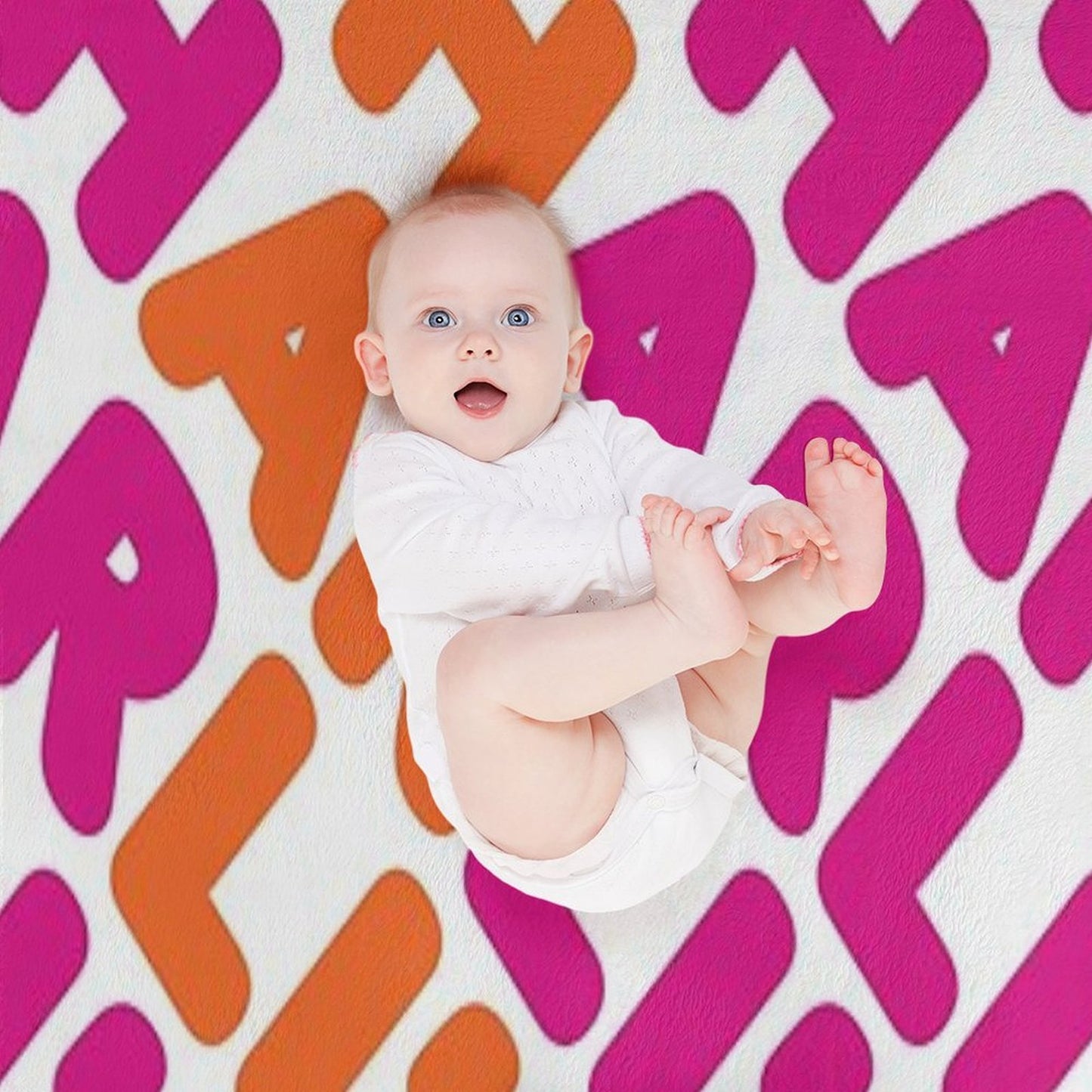 Charli' Dunkin' Pattern Easy Care Throw Blanket