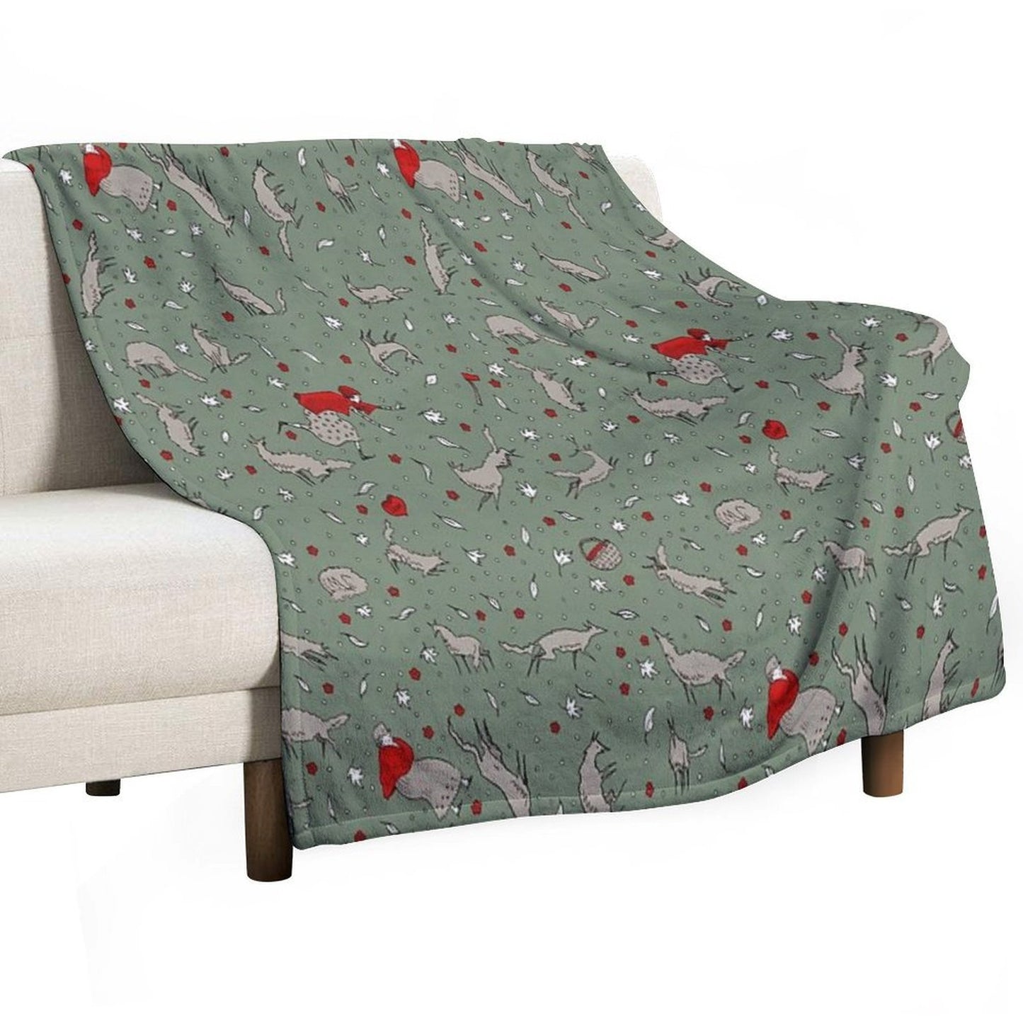 All The Wild Wolves... Durable Throw Blanket