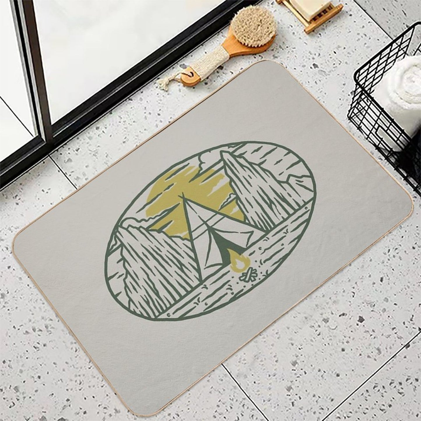 Camp And Fire Versatile Bath Mat