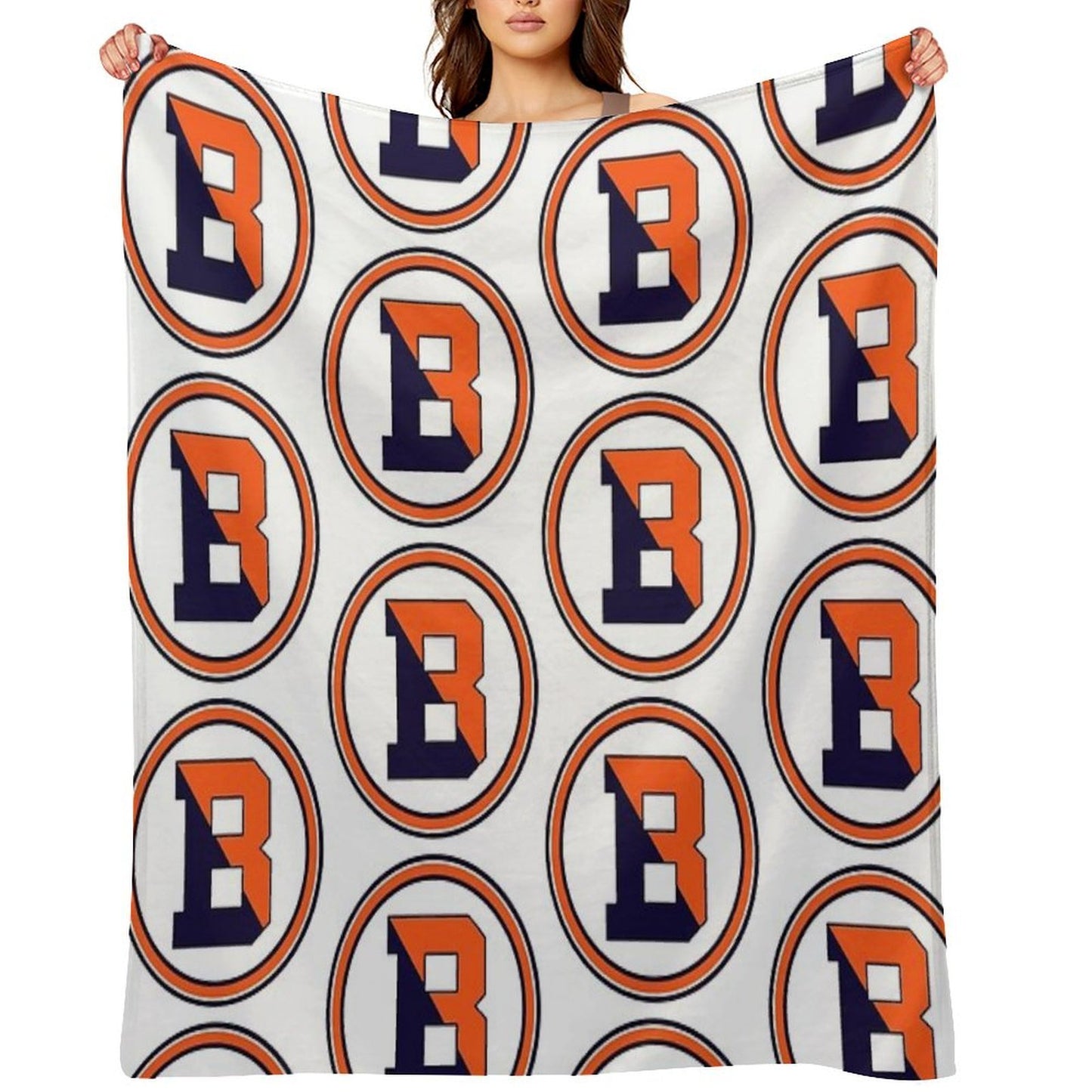 Bucknell Emblem Premium Throw Blanket