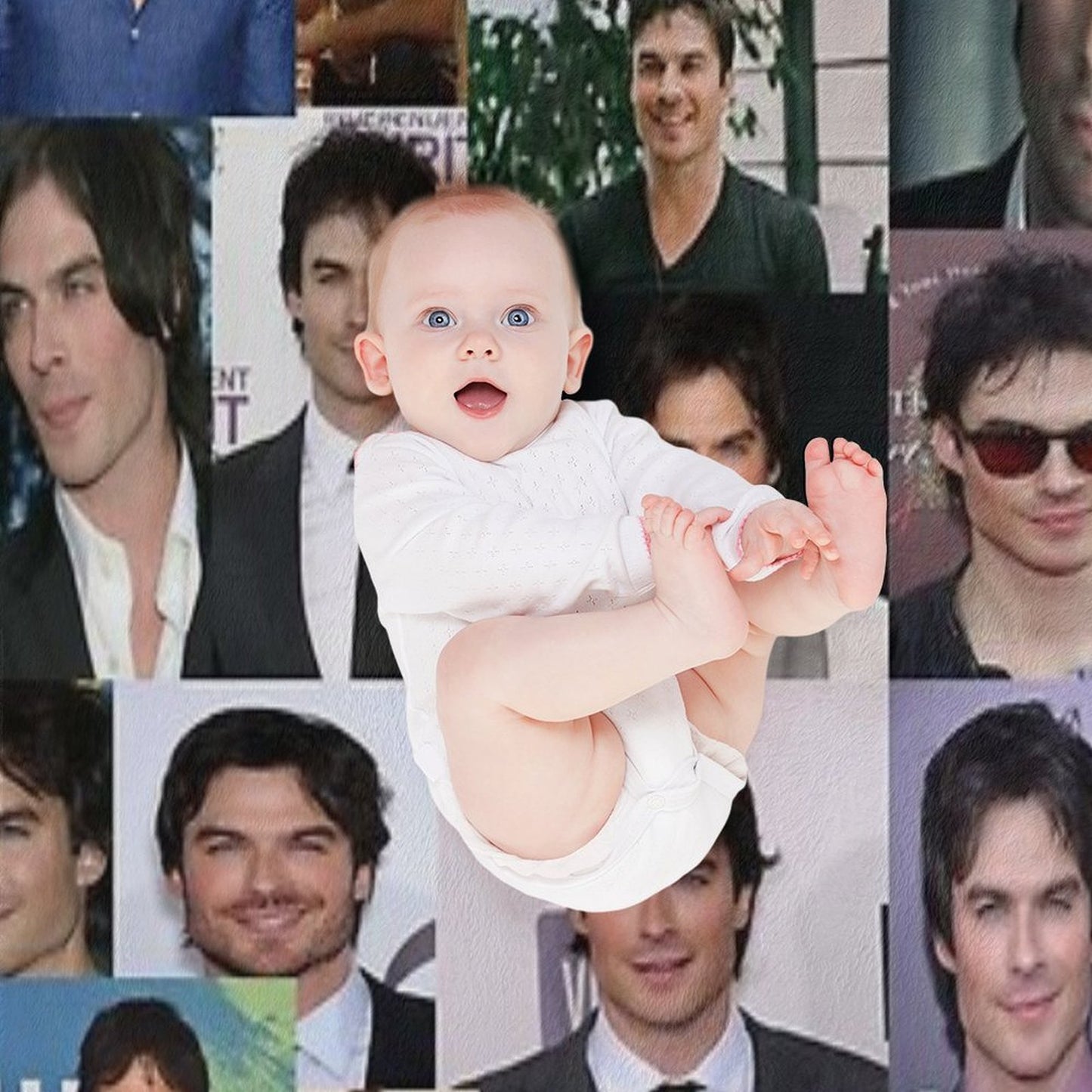 Young Ian Somerhalder Velvety-soft Throw Blanket