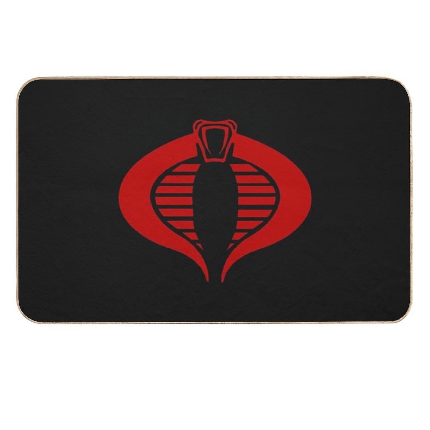 Gi Joe Cobra Enemy Logo Repositionable Bath Mat