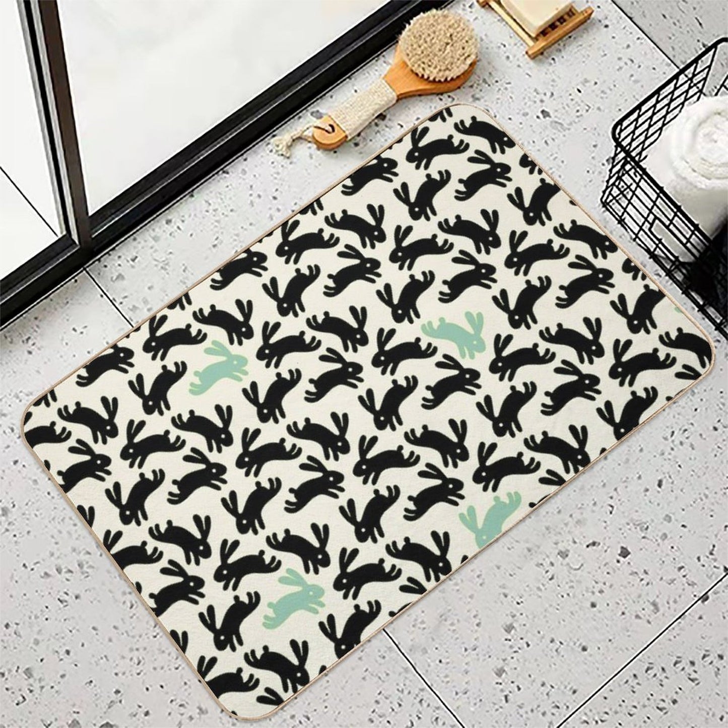 Bunny Honey Fade-Resistant Bath Mat