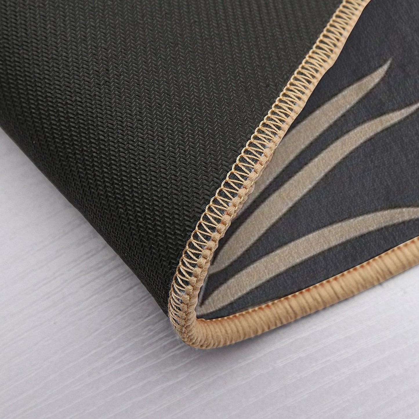 Palm Leaves Pattern Sepia Vibes #2 #tropical #decor #art Anti-Trip Bath Mat