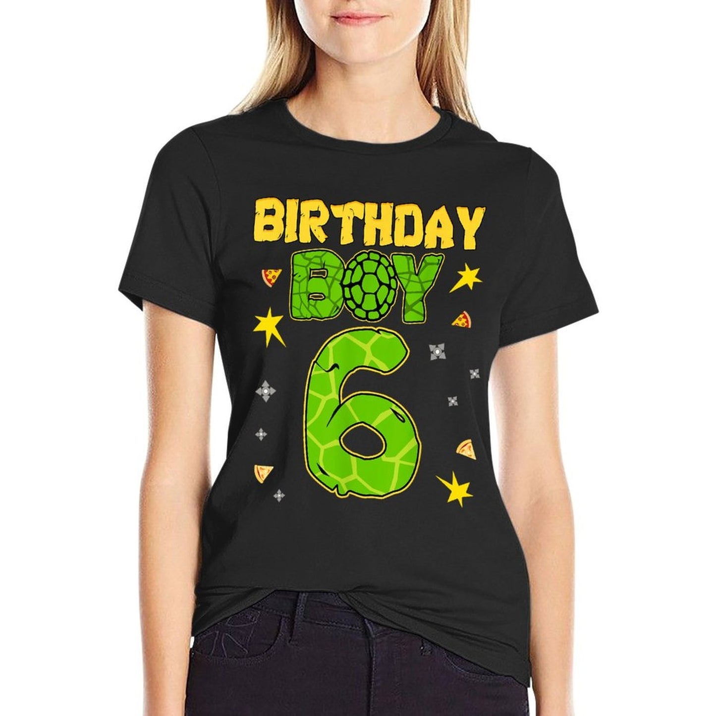 Birthday Boy 6th Matching Turtle Party Funny Birthday Classic T-Shirt