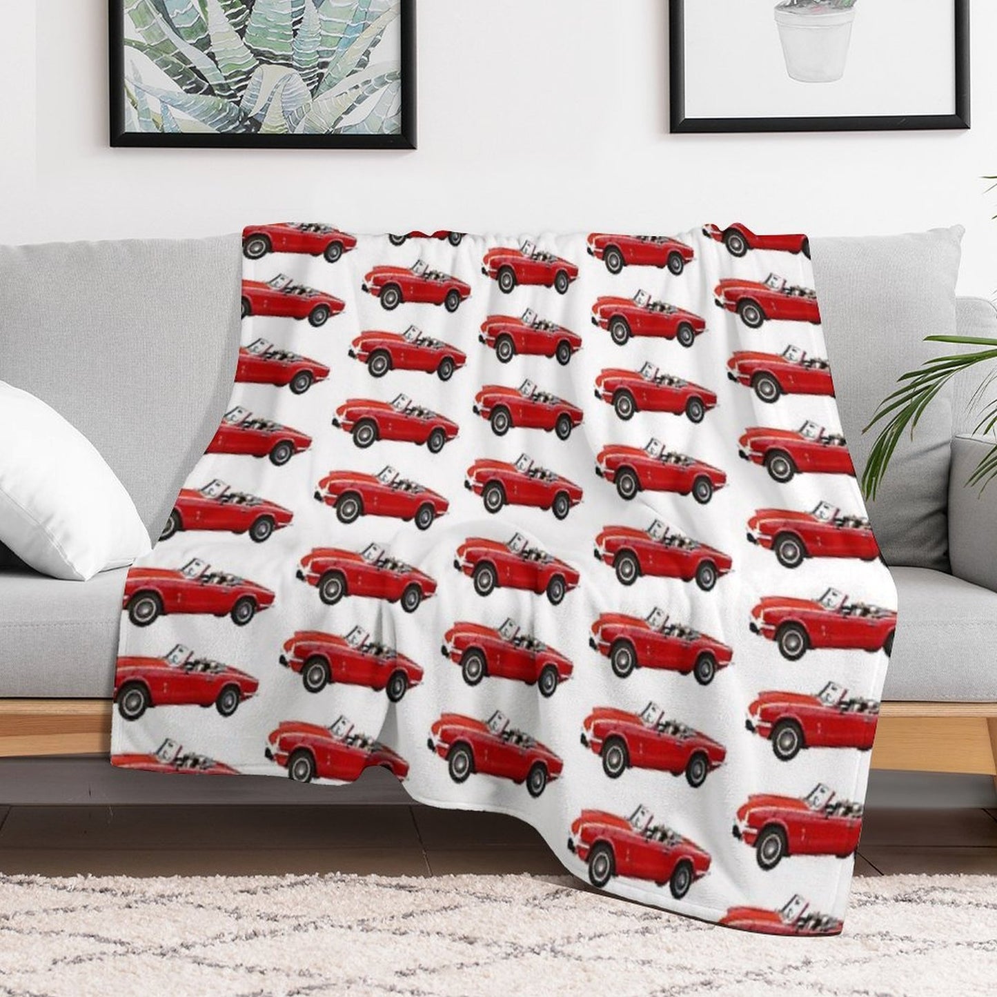 Triumph Spitfire Quick-dry Throw Blanket