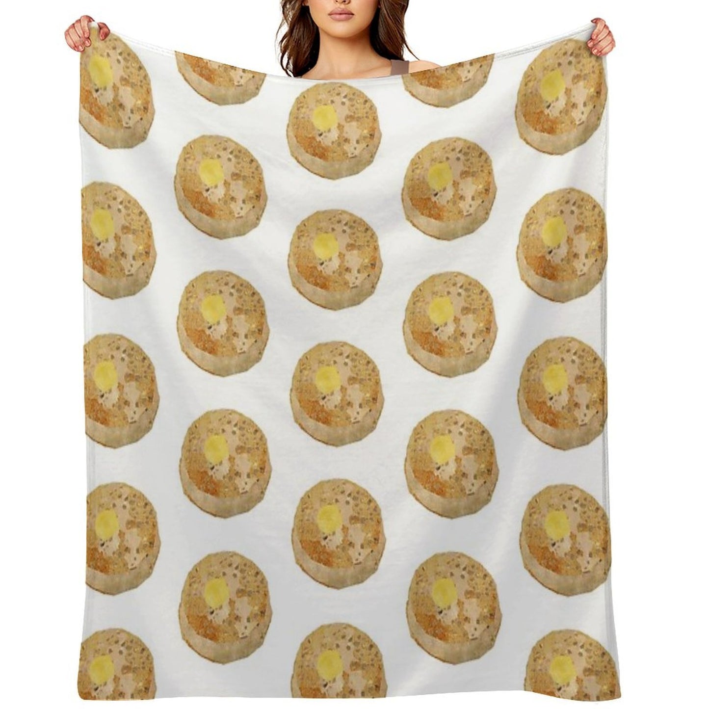 Crumpet Comfort Throw Blanket