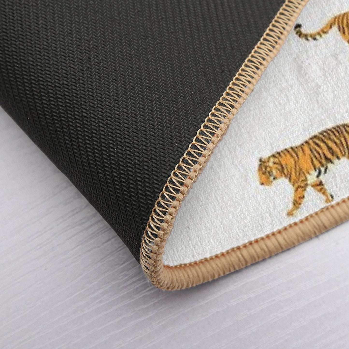 Tiger Pattern Rapid-Drying Bath Mat
