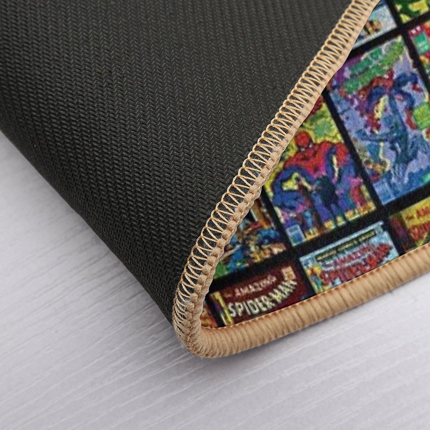 Vintage Superhero Comic Book Collection Pattern 3 Eco-Friendly Bath Mat