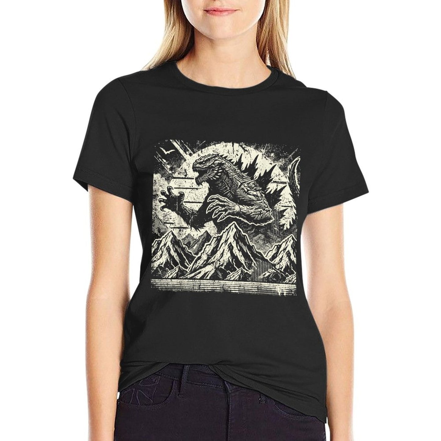 Retro Vintage Japanese Art Vintage Legendary Rare Kaiju Easy-care T-Shirt