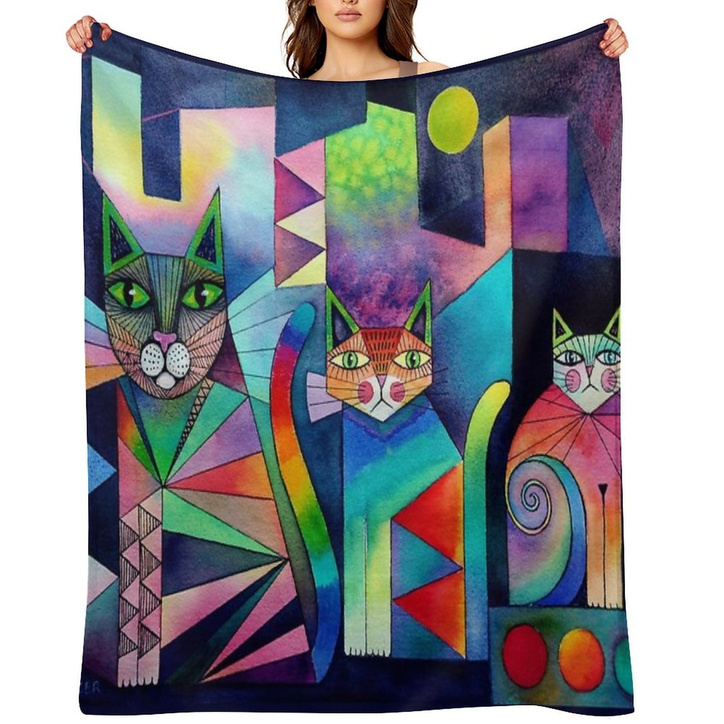 Moonlight Magic Sustainable Throw Blanket