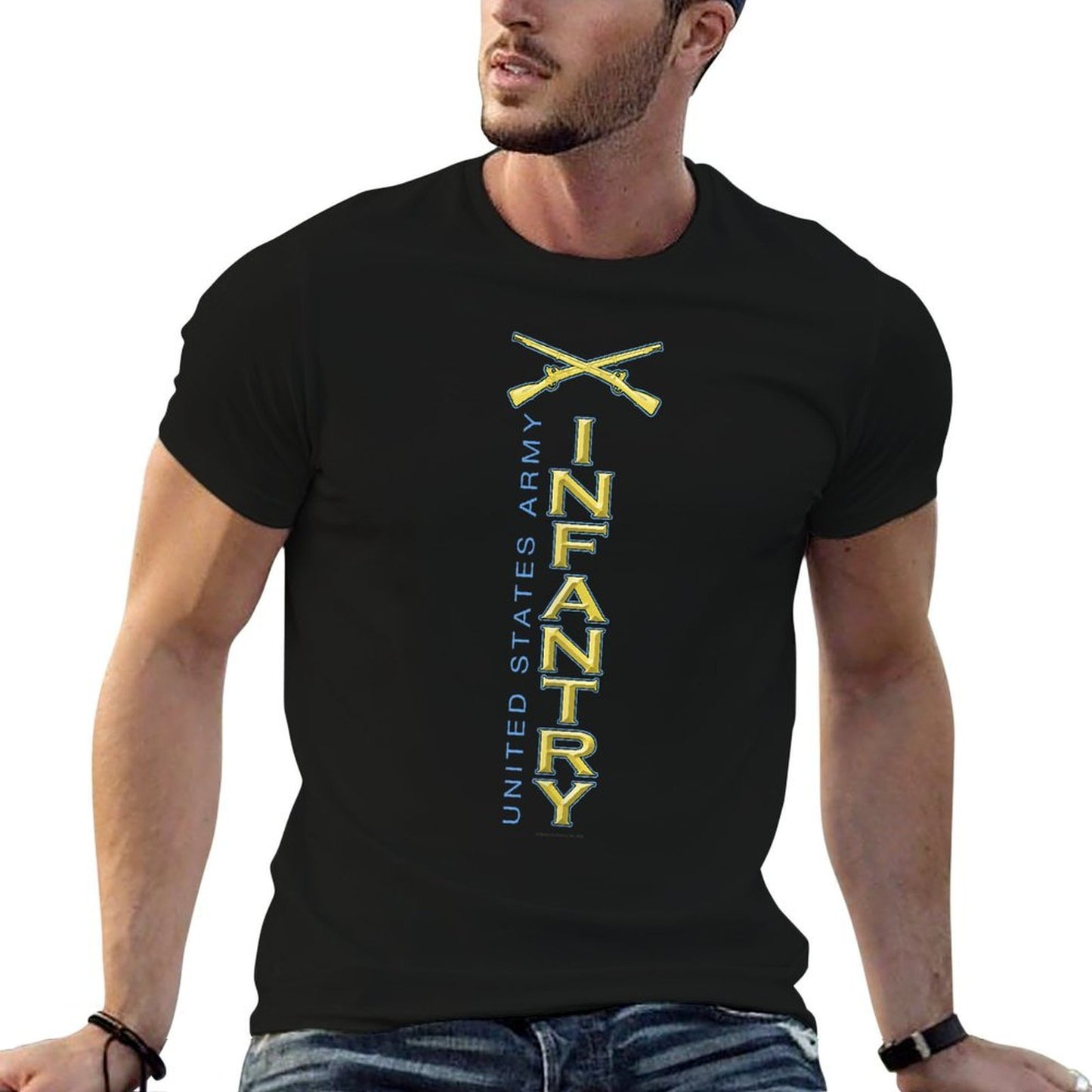 UNITED STATES ARMY INFANTRY High-quality Stitching T-Shirt
