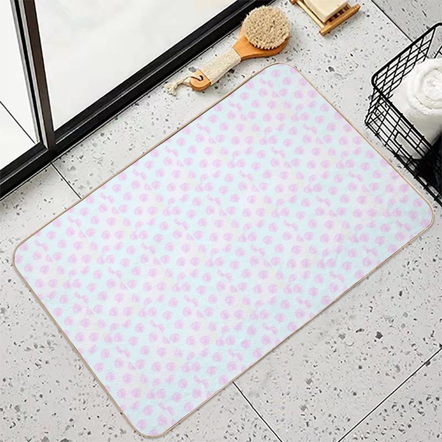Sea Snails Pet-Safe Bath Mat