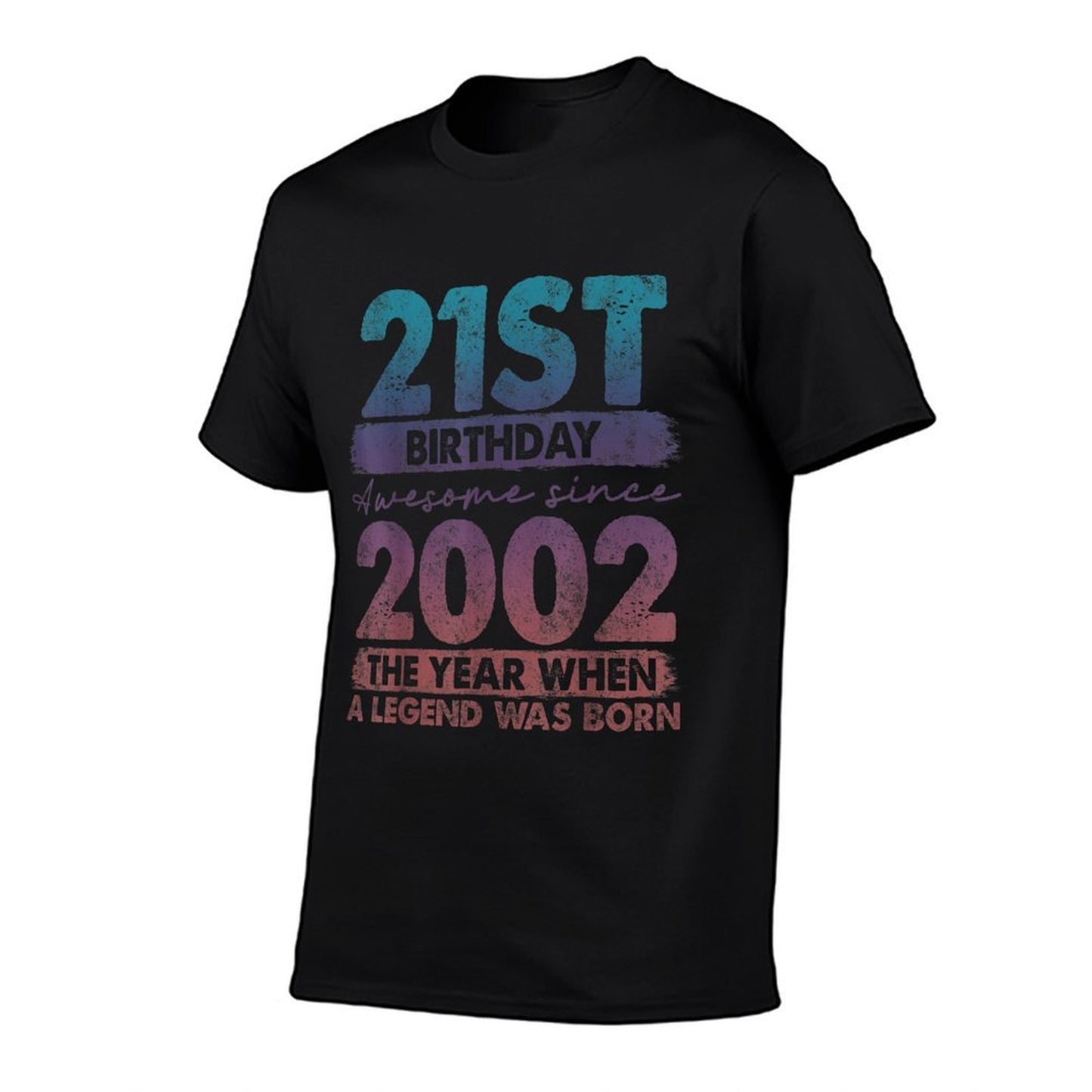 Vintage 2002 21 Year Old Gifts Limited Edition 21st Birthday Durable T-Shirt