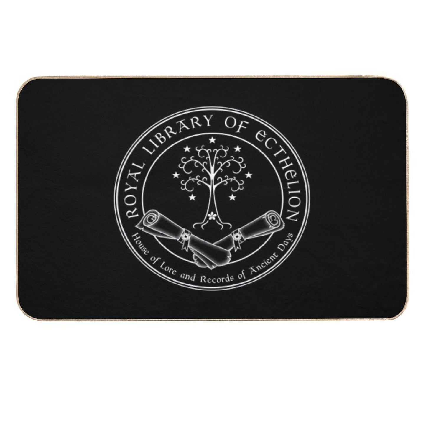 Royal Library of Ecthelion Pet-Safe Bath Mat