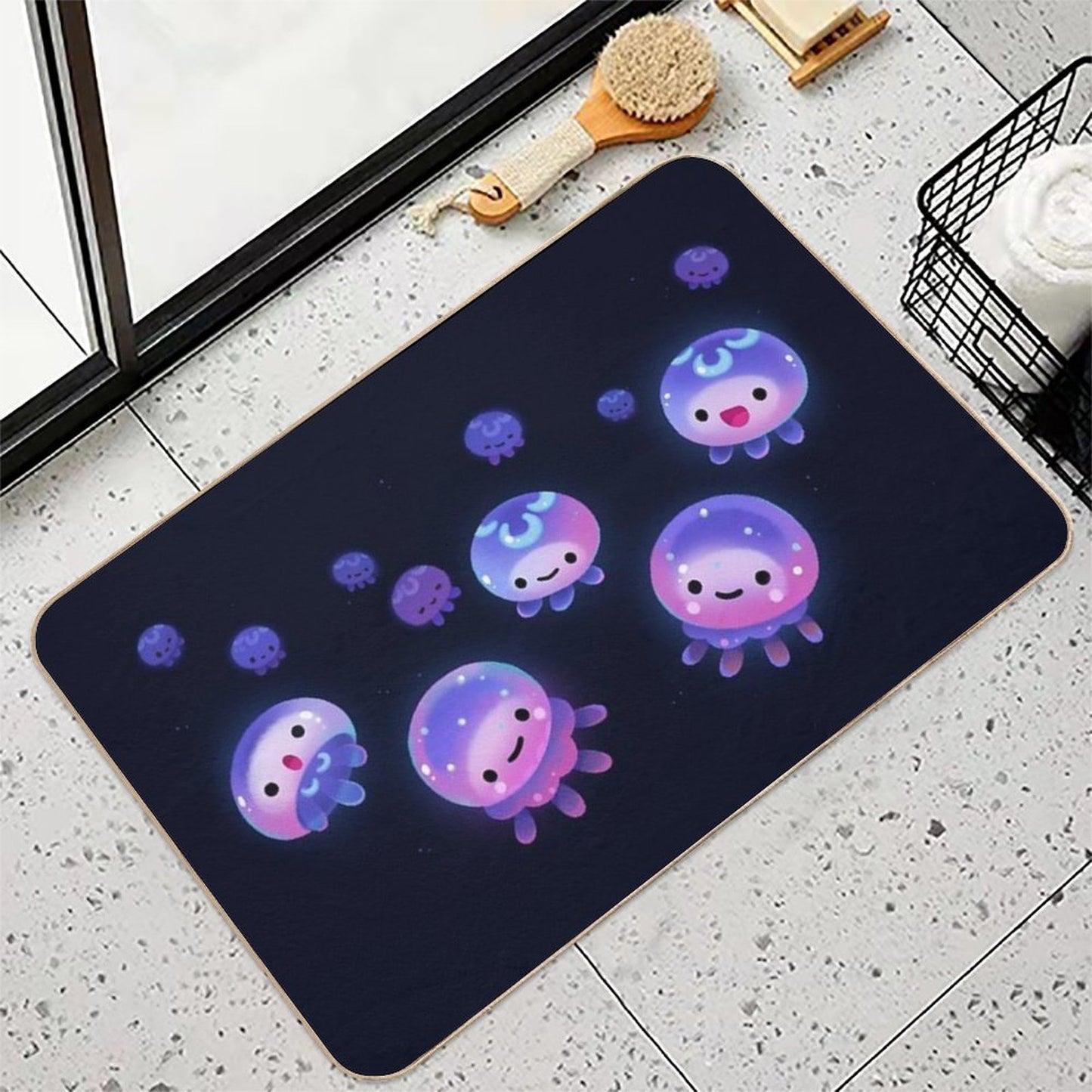 Baby Jellyfish Rapid-Drying Bath Mat