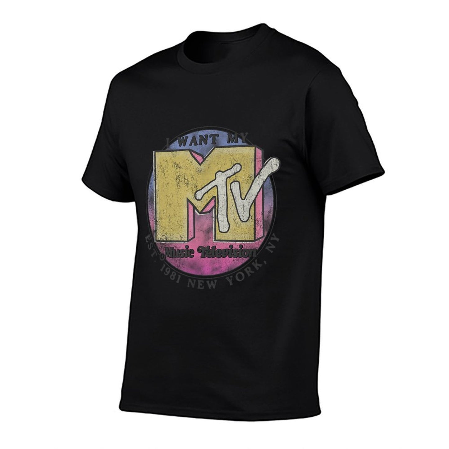 MTV Vintage Music Television New York Logo Comfortable T-Shirt