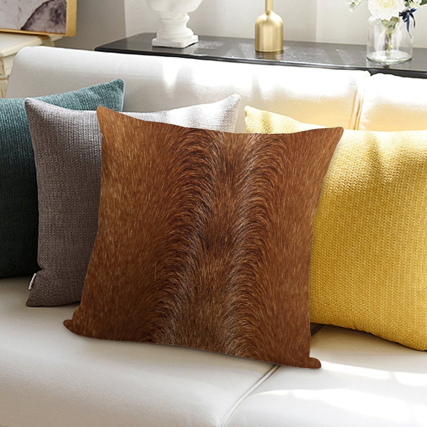 Ridgeback Soft Shrink-Resistant Throw Pillow