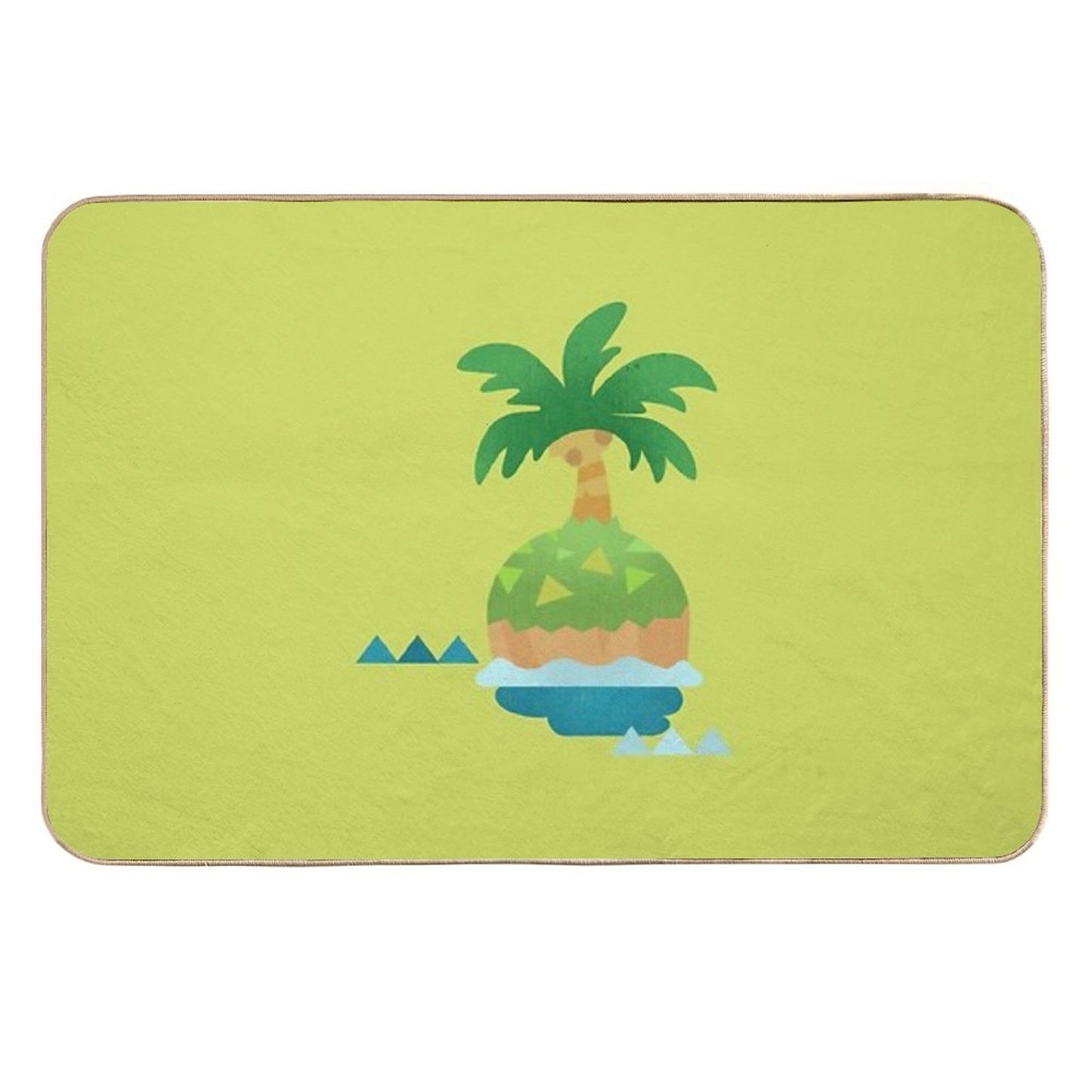 Island Loading Screen Toxin-Free Bath Mat