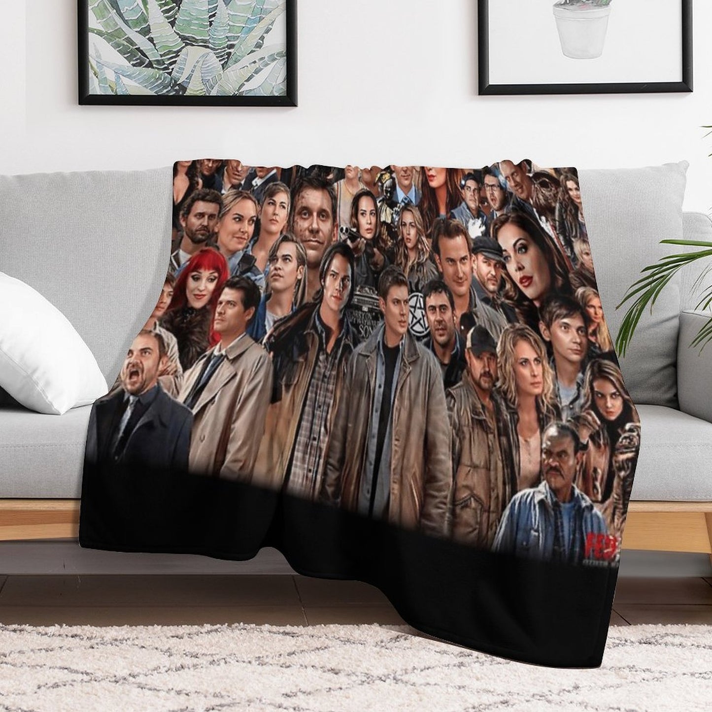 Ultimate Supernatural Collage Premium Throw Blanket