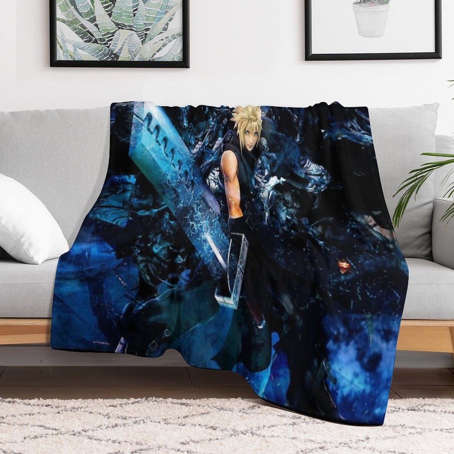 Big Sword Soldier Versatility Throw Blanket