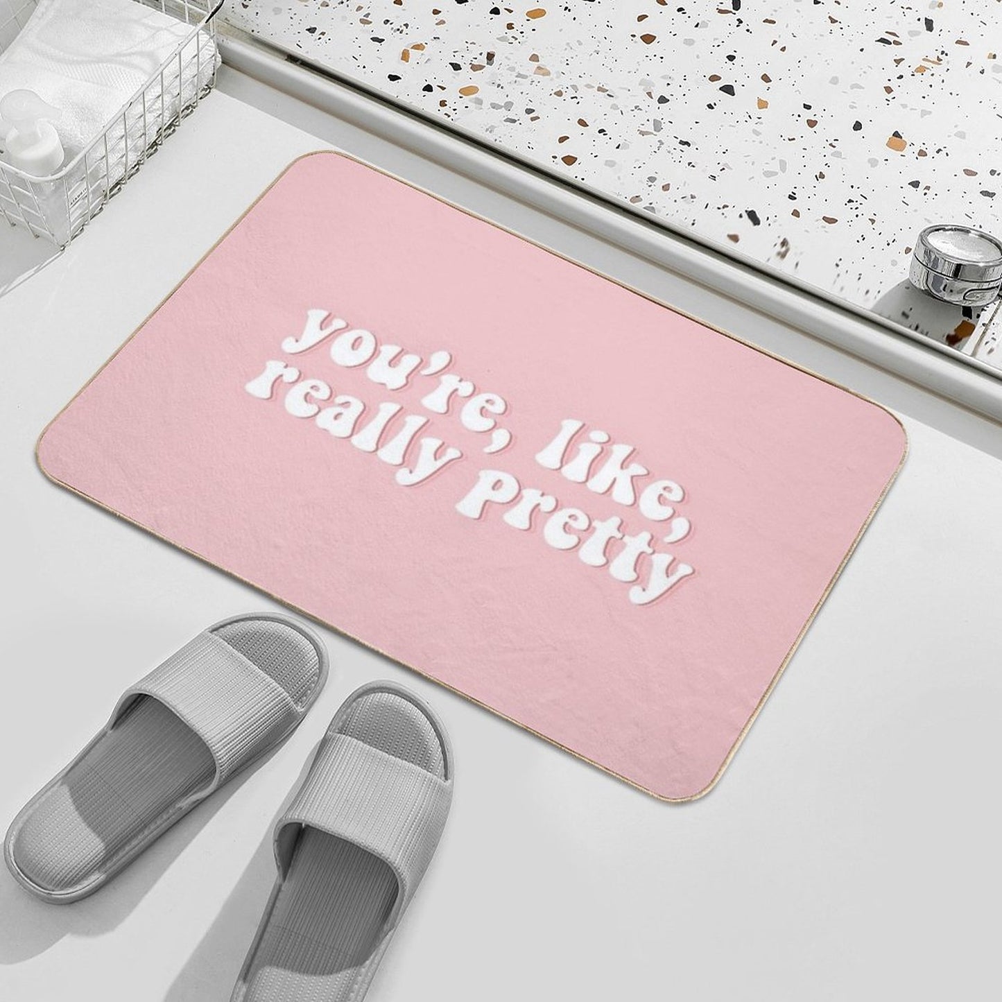 You're, Like, Really Pretty Mean Girls Non-Slip Bath Mat