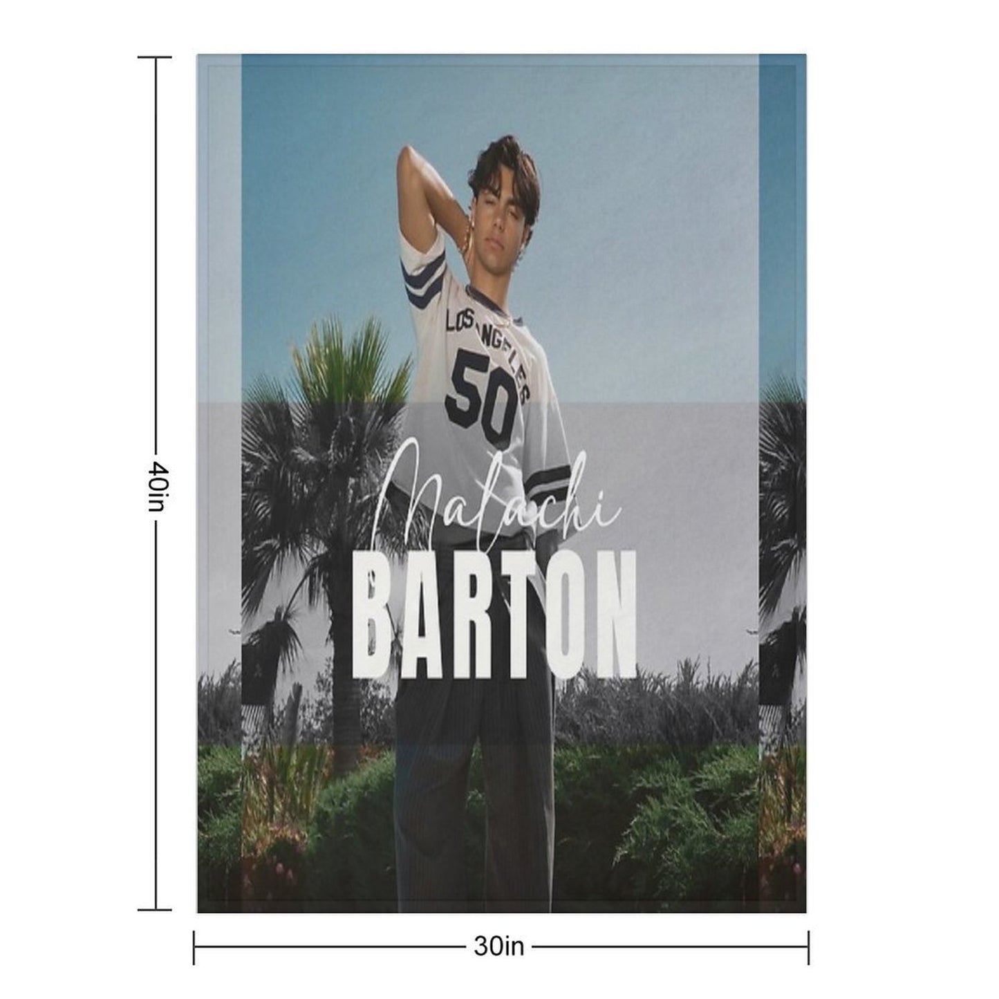 Malachi Barton Anti-pilling Throw Blanket