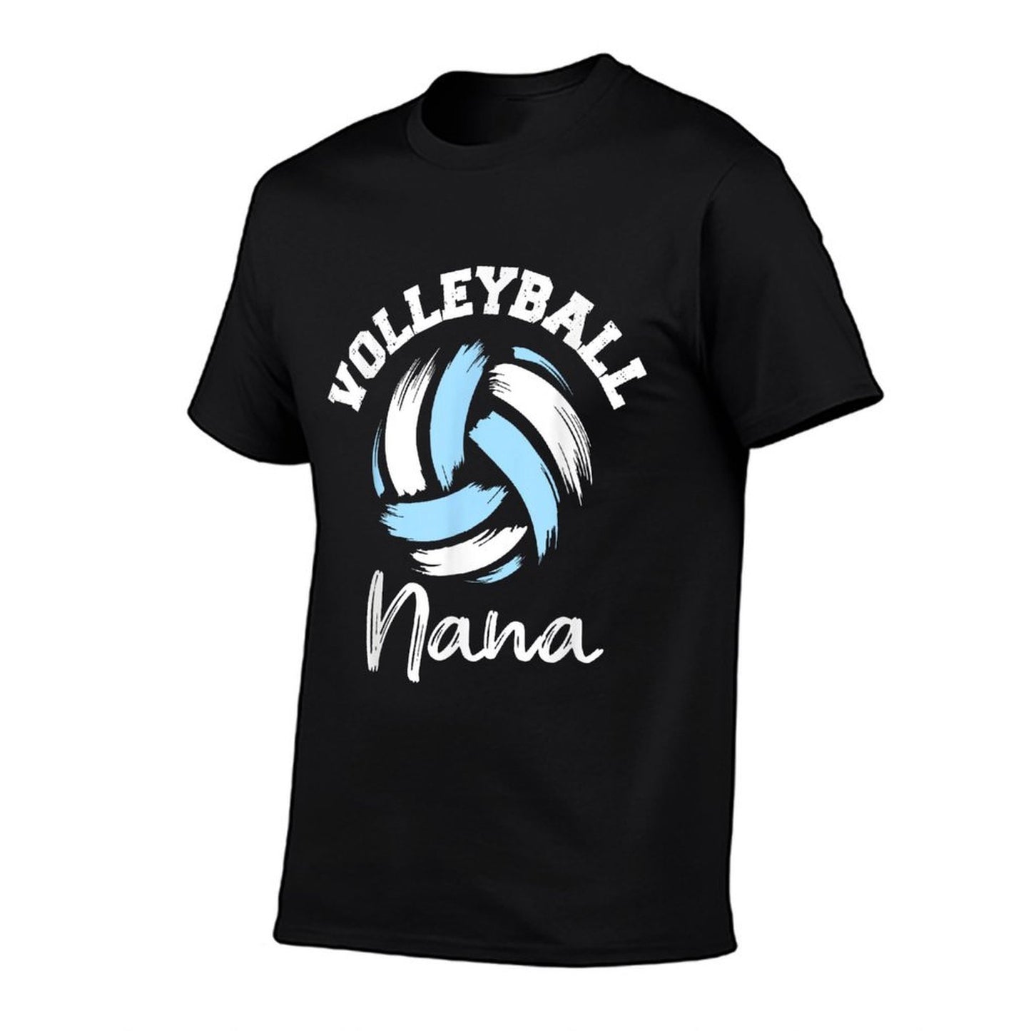 Volleyball Nana Funny Splash Volleyball Nana Cotton T-Shirt