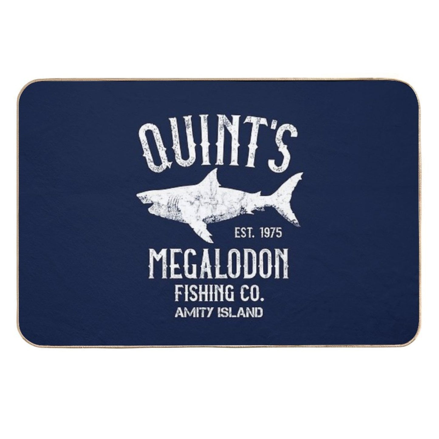 Quint's Megalodon Shark Fishing - The Meg Dirt-Trapping Bath Mat