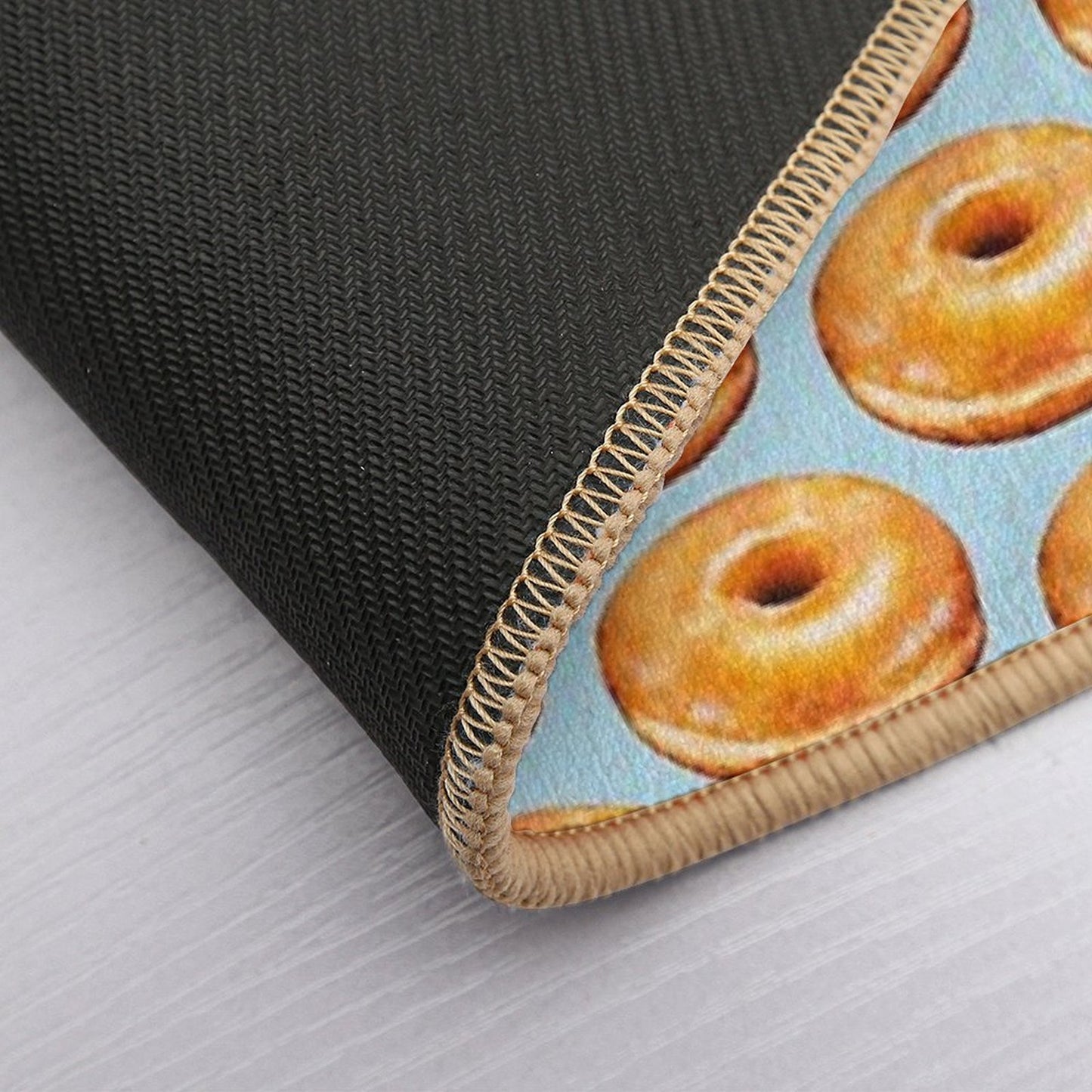 Glazed Donut Pattern Dirt-Trapping Bath Mat