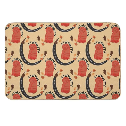 Deluxe ATWTMVTV Red  Easy Maintenance Bath Mat