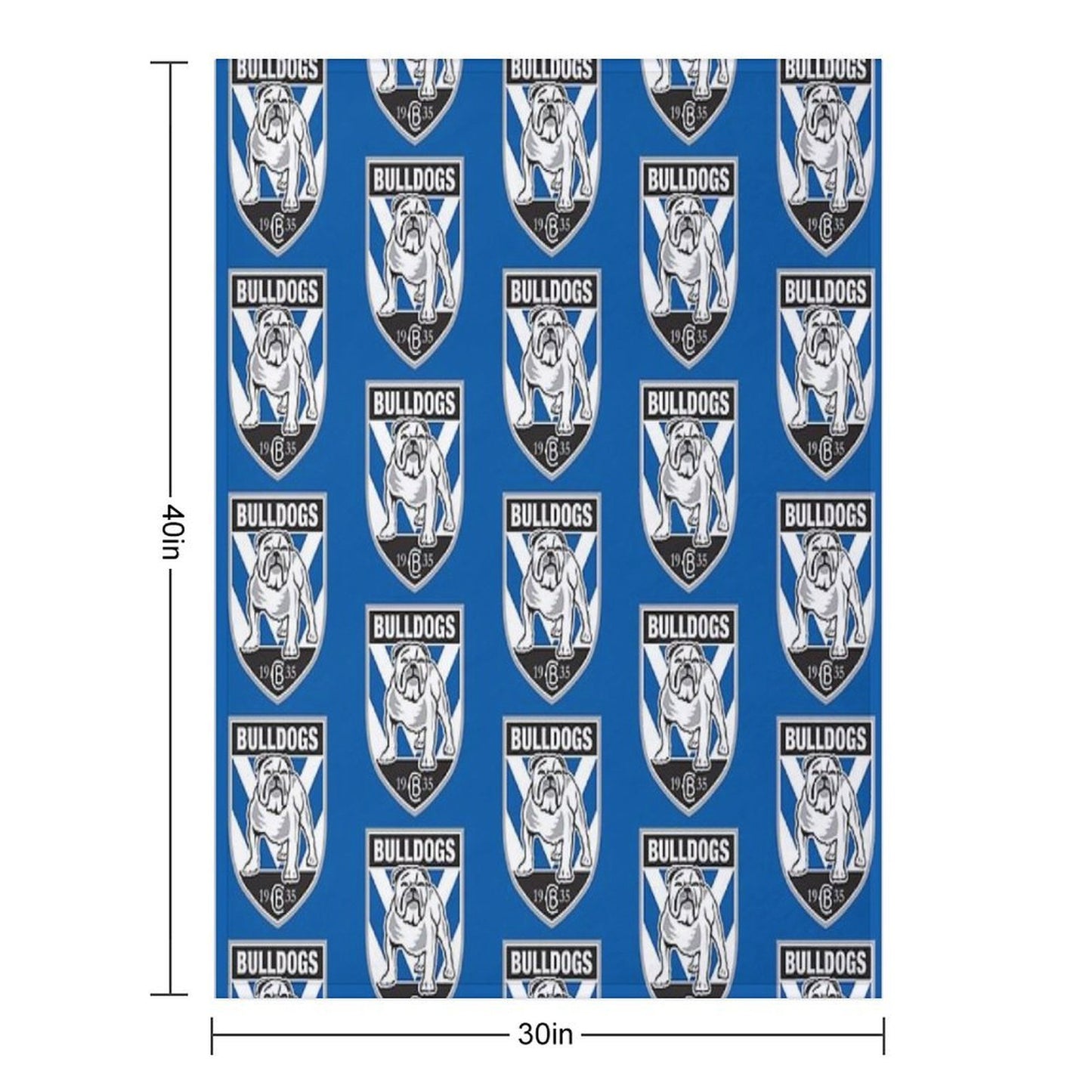 Canterbury-Bankstown Bulldogs Compact Throw Blanket