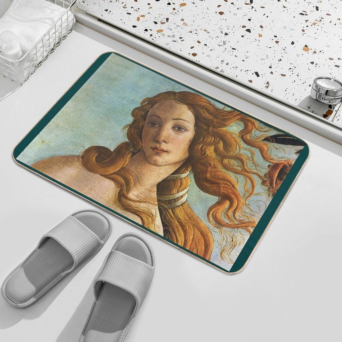 Venus - Sandro Botticelli Long-Lasting Bath Mat