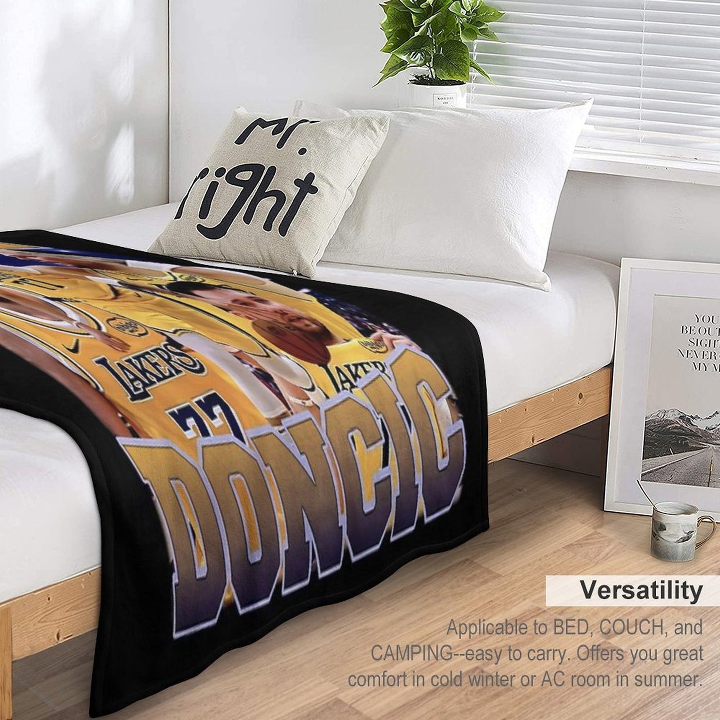 Luka Doncic Lightweight Throw Blanket