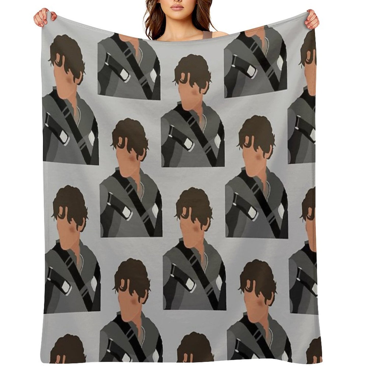 Bellamy The Heart Quick-dry Throw Blanket