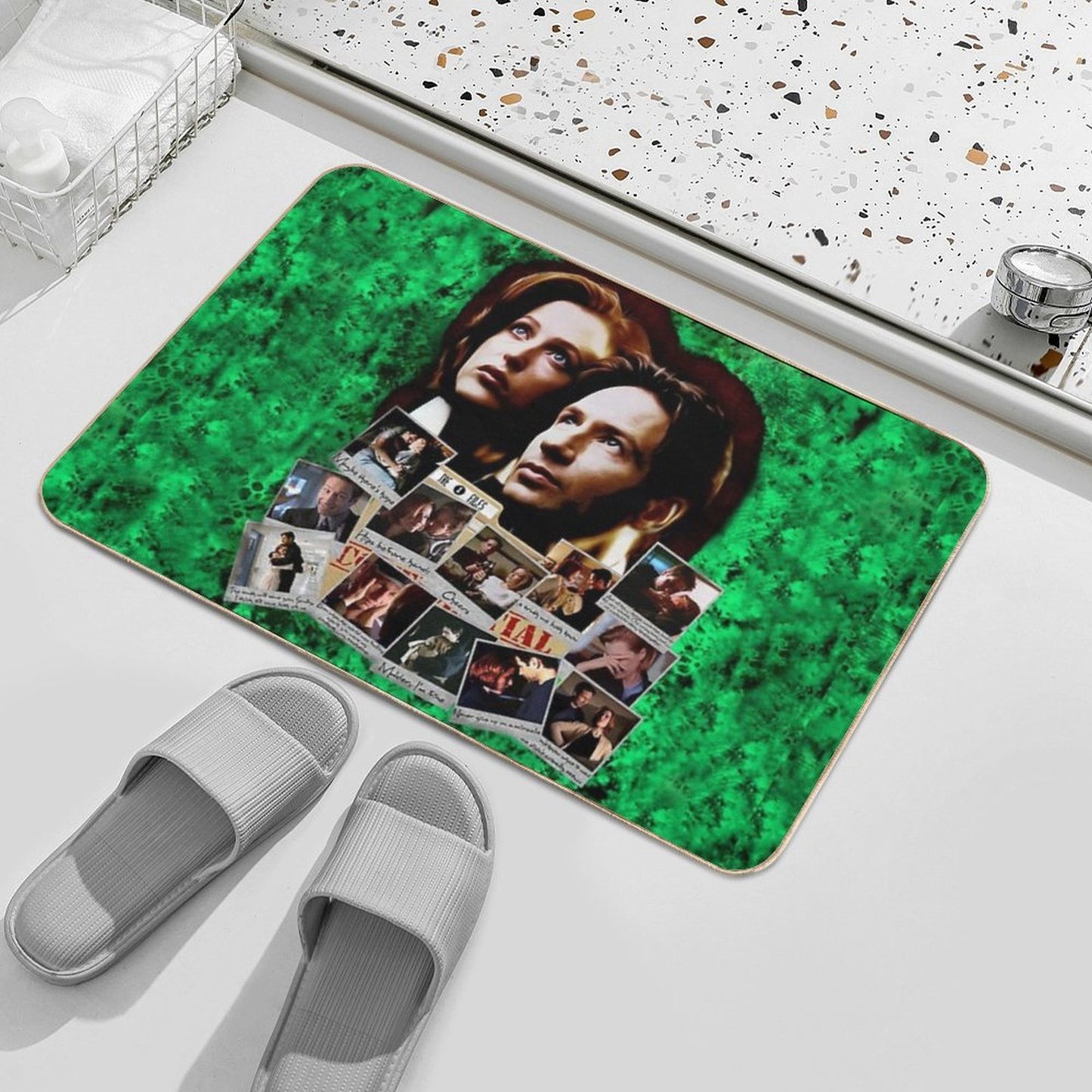 Don't Give Up Alternate Easy Maintenance Bath Mat