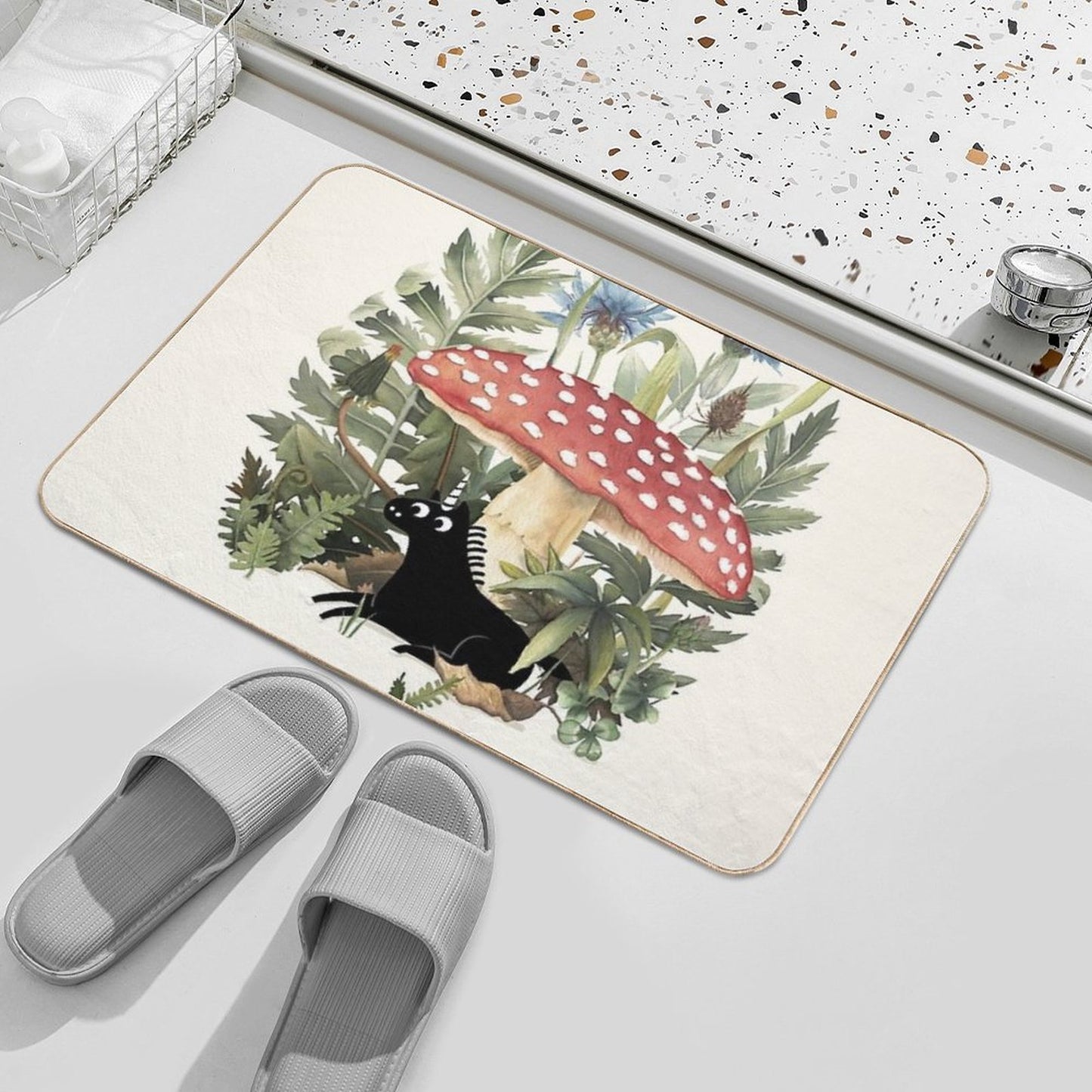 Tiny Unicorn Multi-Purpose Bath Mat