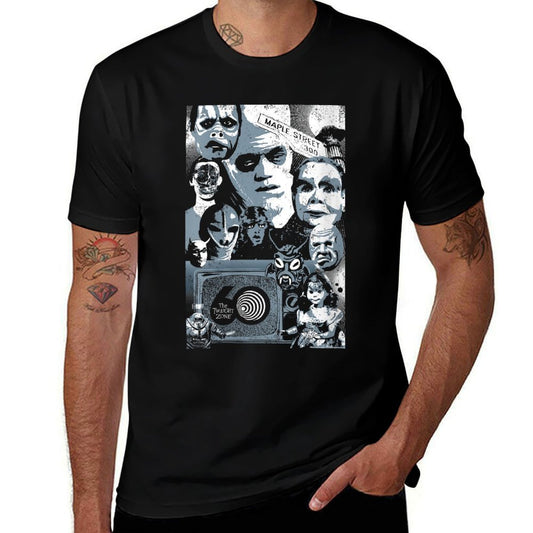 The Twilight Zone 60th Anniversary Maple Street Group Shot  Durable T-Shirt