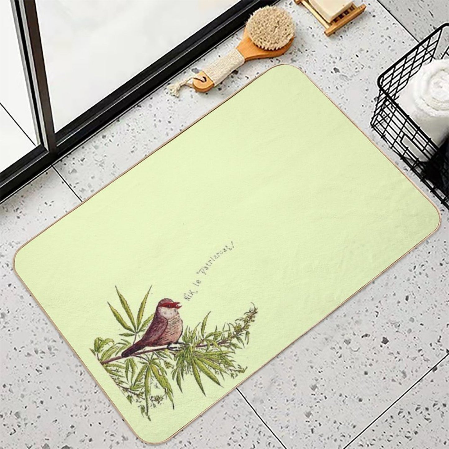 My Favorite Season Is The Fall of Patriarchy – Feminist Bird Easy Maintenance Bath Mat