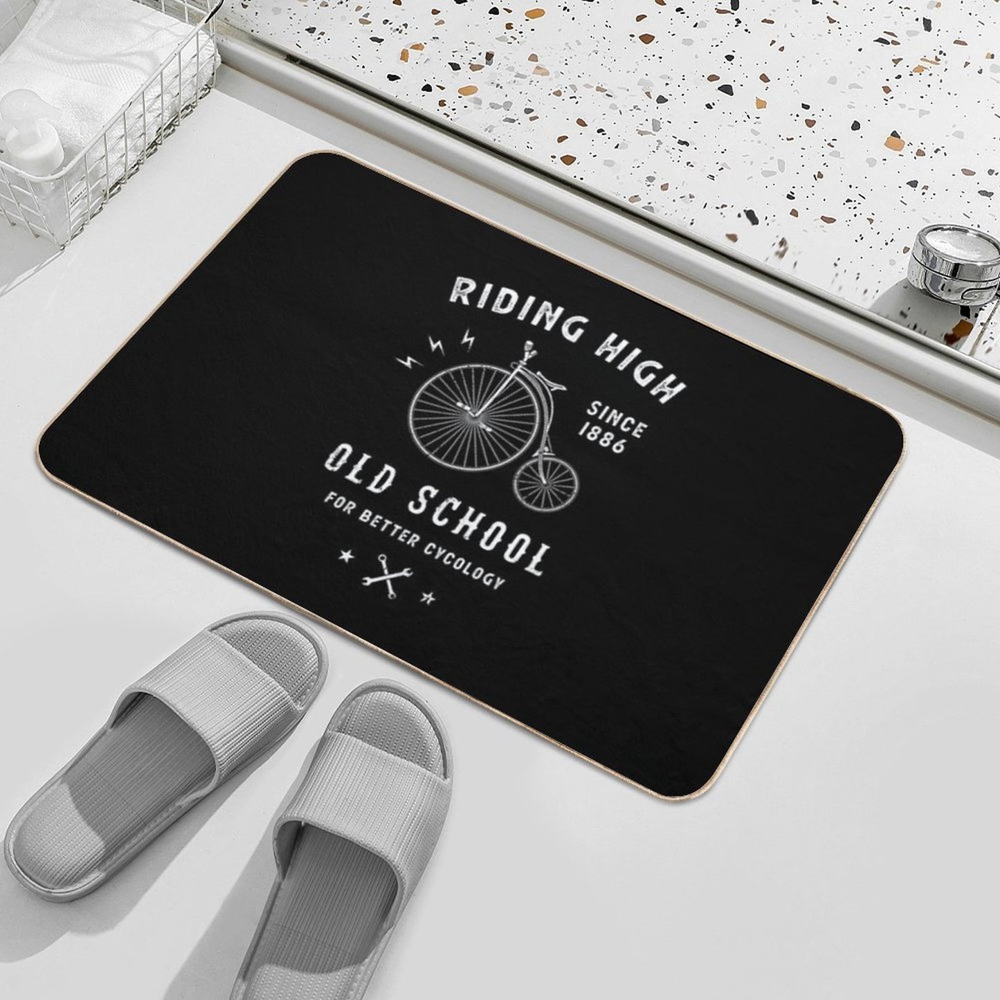 Riding High Repositionable Bath Mat